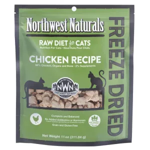 20% OFF: Northwest Naturals Chicken Freeze Dried Raw Nibbles For Cats 11oz cat general supplies cat toys cat grooming cat food cat litter