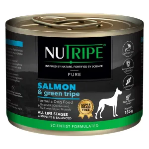 20% OFF: Nutripe Pure Salmon & Green Tripe Gum & Grain-Free Canned Dog Food dog grooming shampoo collar crate feeding supplies