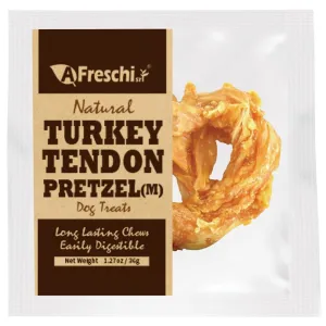 20% OFF:AFreschi Natural Turkey Tendon Pretzel Grain-Free Dog Chew (Medium) 36g fly trap horse fly spray poultry fly control fly repellent farm fly solution