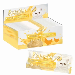20 FOR $13: Aatas Cat Creme De La Creme Chicken Liquid Cat Treat 16gx20 (1box) dog chew toys dog dental chews durable chew toys puppy chew toy bone chew