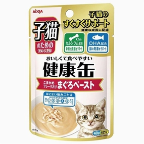 20% OFF: Aixia Kenko Tuna Paste Kitten Pouch Cat Food 40g x 12 pet health pet wellness pet pain relief pet probiotic pet calming