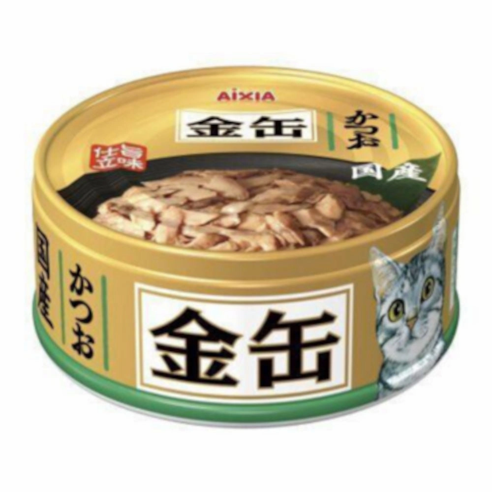 20% OFF: Aixia Kin-Can Mini Skipjack Tuna Canned Cat Food 70g cat food cans soft cat food high protein cat food natural cat food senior cat food