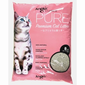 20% OFF: Angel Pure Premium Cat Litter Unscented 8kg kitten supplies kitten toys kitten food kitten litter box kitten bed