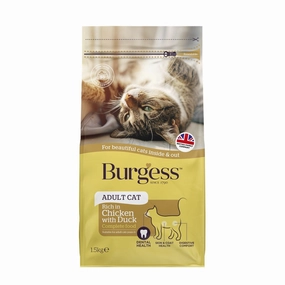 20% OFF/BUNDLE DEAL: Burgess Chicken & Duck Adult Dry Cat Food cat general supplies cat toys cat grooming cat food cat litter