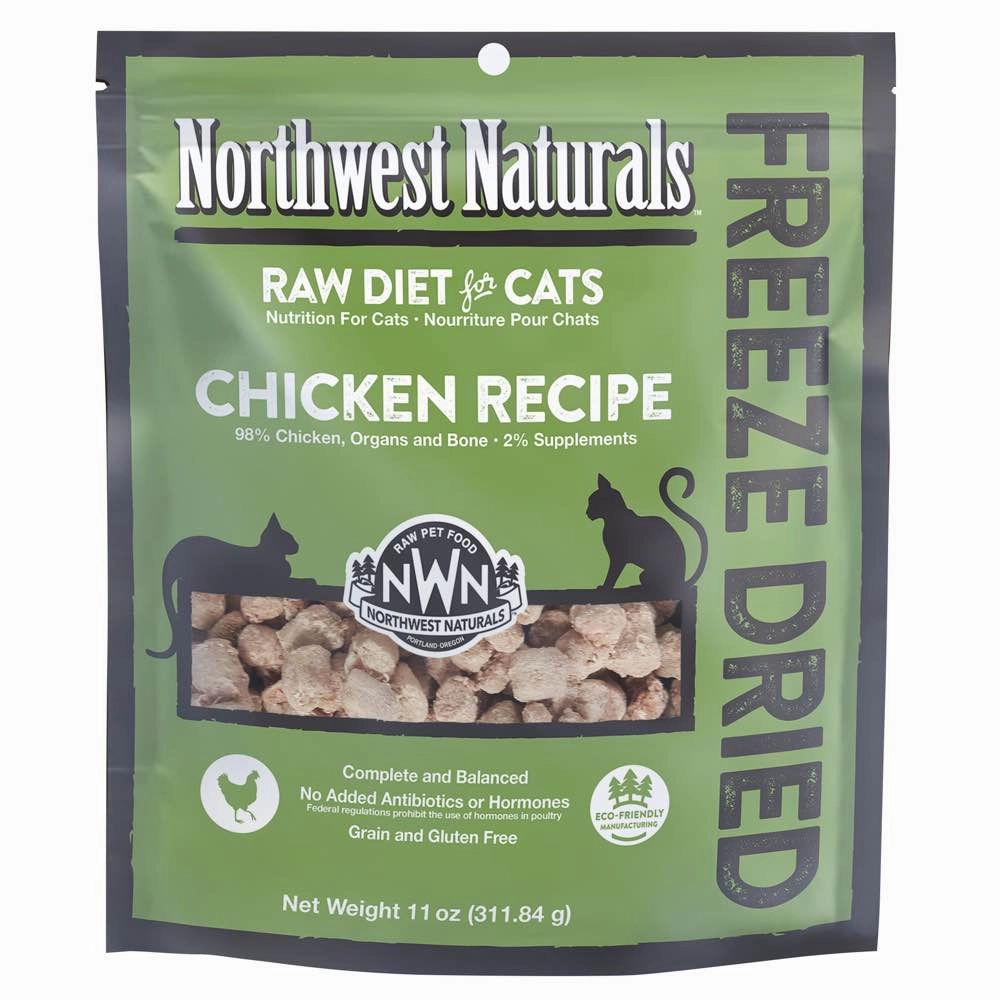 20% OFF: Northwest Naturals Chicken Freeze Dried Raw Nibbles For Cats 11oz cat general supplies cat toys cat grooming cat food cat litter