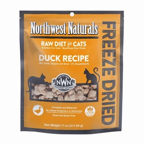 20% OFF: Northwest Naturals Duck Freeze Dried Raw Nibbles For Cats 11oz cat general supplies cat toys cat grooming cat food cat litter