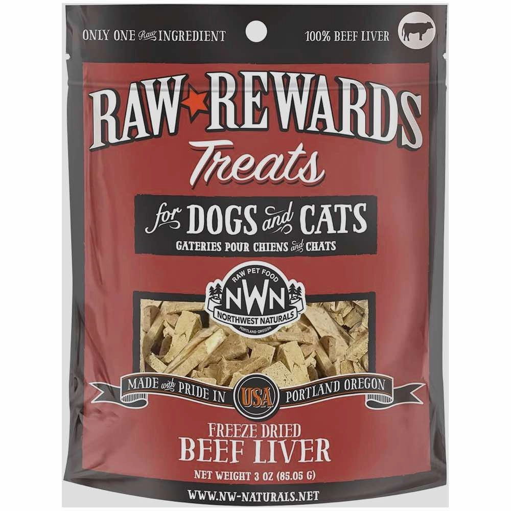 20% OFF: Northwest Naturals Raw Rewards Beef Liver Freeze-Dried Dog & Cat Treats 3oz dog chew toys dog dental chews durable chew toys puppy chew toy bone chew