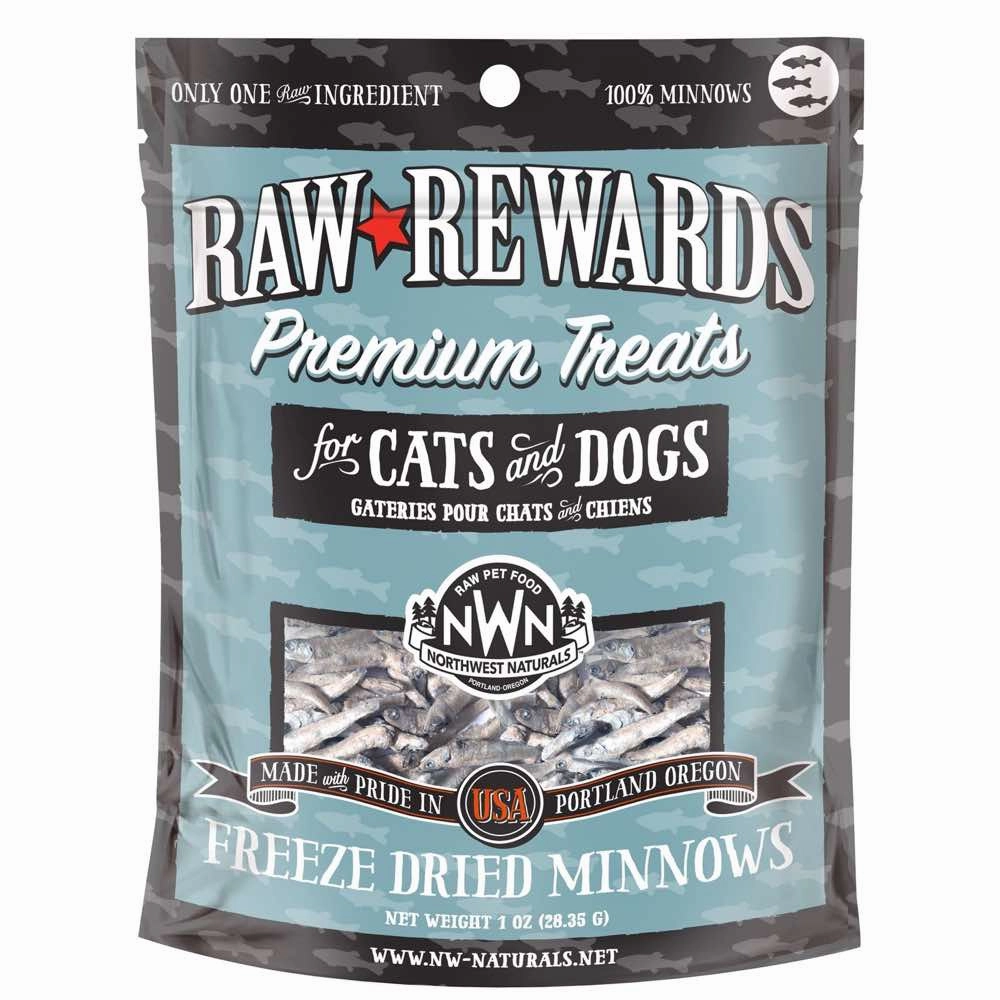 20% OFF: Northwest Naturals Raw Rewards Minnows Freeze-Dried Dog & Cat Treats 1oz cat general supplies cat toys cat grooming cat food cat litter
