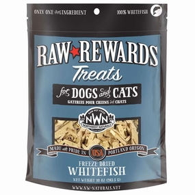 20% OFF: Northwest Naturals Raw Rewards Whitefish Freeze-Dried  Dog & Cat Treats 2.5oz cat general supplies cat toys cat grooming cat food cat litter