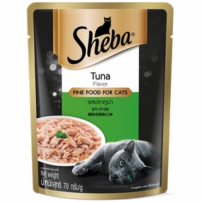 20% OFF: Sheba Tuna Pouch Cat Food 70g x 12 cat general supplies cat toys cat grooming cat food cat litter