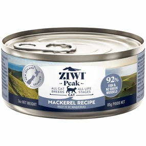20% OFF: Ziwi Peak Mackerel Grain-Free Canned Cat Food 85g cat food cans soft cat food high protein cat food natural cat food senior cat food