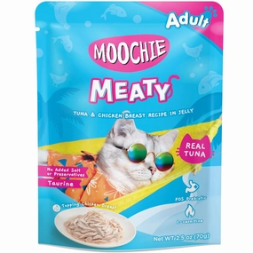 24% OFF: Moochie Meaty Tuna & Chicken Breast Recipe In Jelly Adult Pouch Cat Food 70g x 12 dog travel bag car seat cover pet carrier for car training leash dog training whistle