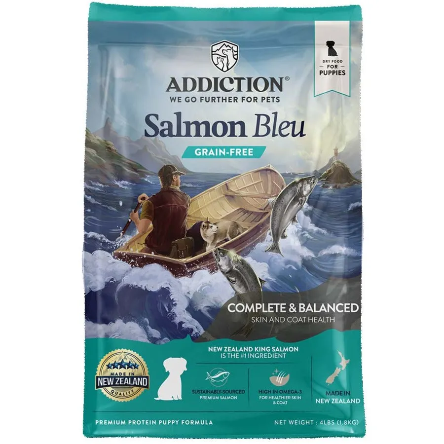 25% OFF: Addiction Salmon Bleu Puppy Grain Free Dry Dog Food dog grooming shampoo collar crate feeding supplies
