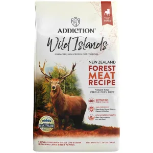 25% OFF: Addiction Wild Islands Forest Meat Venison, Fish & Beef Grain Free Dry Dog Food dog grooming shampoo collar crate feeding supplies