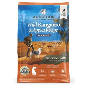 25% OFF: Addiction Wild Kangaroo & Apples Grain Free Dry Dog Food dog grooming shampoo collar crate feeding supplies