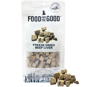 25% OFF: Food for the Good Beef Liver Freeze-Dried Treats For Cats & Dogs 80g dog grooming shampoo collar crate feeding supplies