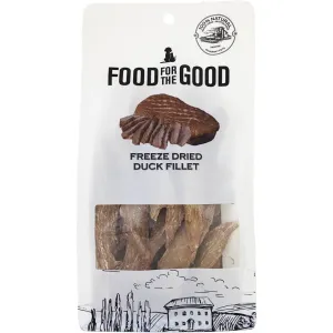 25% OFF: Food For The Good Duck Fillet Freeze-Dried Treats For Cats & Dogs 100g dog grooming shampoo collar crate feeding supplies