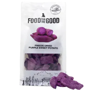 25% OFF: Food For The Good Purple Sweet Potato Freeze-Dried Treats For Cats & Dogs 100g dog grooming shampoo collar crate feeding supplies