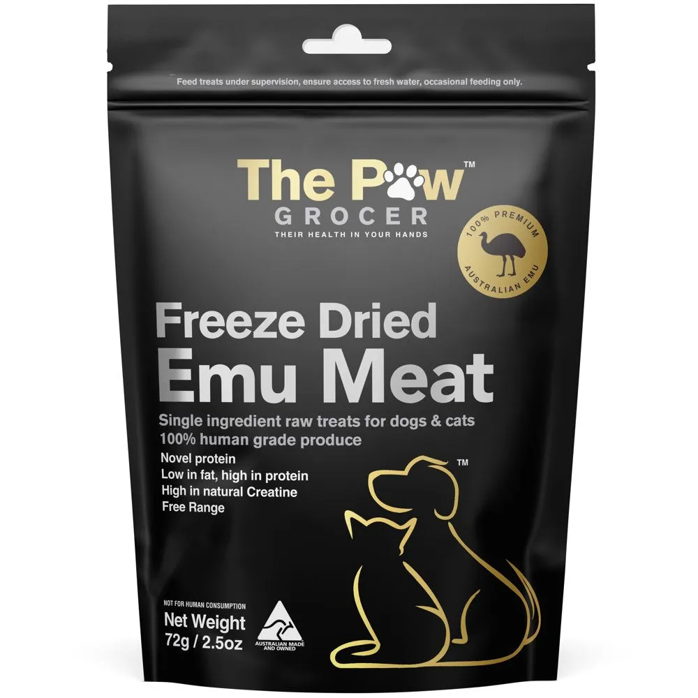 25% OFF: The Paw Grocer Emu Meat Freeze-Dried Treats For Cats & Dogs 72g fly trap horse fly spray poultry fly control fly repellent farm fly solution