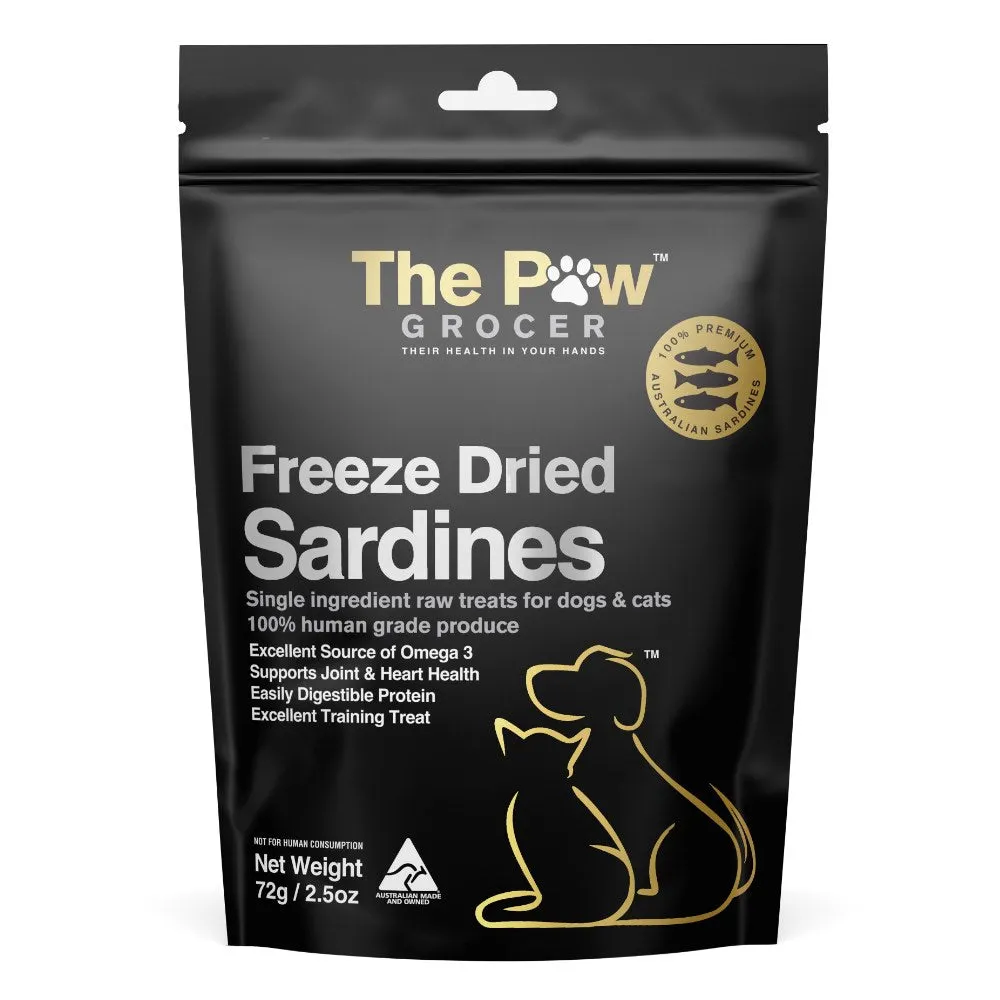 25% OFF: The Paw Grocer Sardines Freeze-Dried Treats For Cats & Dogs 72g fly trap horse fly spray poultry fly control fly repellent farm fly solution