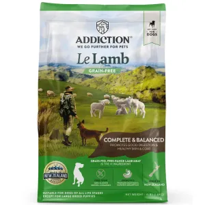25% OFF/BUNDLE DEAL: Addiction Le Lamb Grain Free Dry Dog Food dog grooming shampoo collar crate feeding supplies