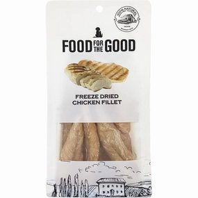 25% OFF: Food For The Good Chicken Fillet Freeze-Dried Treats For Cats & Dogs 100g dry cat food cat treats grain free cat food kitten treats cat dental treats