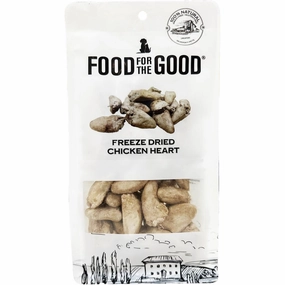 25% OFF: Food For The Good Chicken Heart Freeze-Dried Treats For Cats & Dogs 70g dog chew toys dog dental chews durable chew toys puppy chew toy bone chew