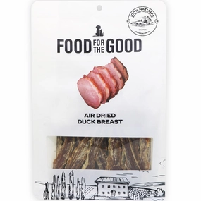 25% OFF: Food For The Good Duck Breast Air-Dried Treats For Cats & Dogs 300g dog chew toys dog dental chews durable chew toys puppy chew toy bone chew