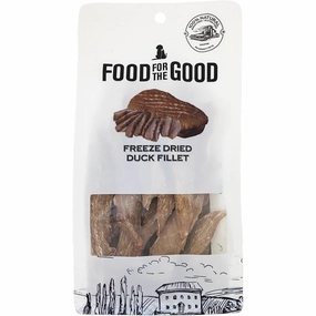 25% OFF: Food For The Good Duck Fillet Freeze-Dried Treats For Cats & Dogs 100g dry cat food cat treats grain free cat food kitten treats cat dental treats