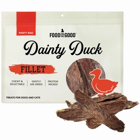 25% OFF: Food for the Good Party Bag Duck Fillet Treats For Cats & Dogs 400g dog chew toys dog dental chews durable chew toys puppy chew toy bone chew