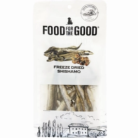 25% OFF: Food For The Good Shishamo Freeze-Dried Treats For Cats & Dogs 50g dry cat food cat treats grain free cat food kitten treats cat dental treats