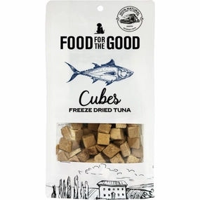25% OFF: Food For The Good Tuna Cubes Freeze-Dried Treats For Cats & Dogs 70g dog chew toys dog dental chews durable chew toys puppy chew toy bone chew