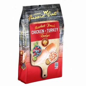 25% OFF: Fussie Cat Market Fresh Chicken & Turkey Recipe Grain-Free Dry Cat Food pet health pet wellness pet pain relief pet probiotic pet calming