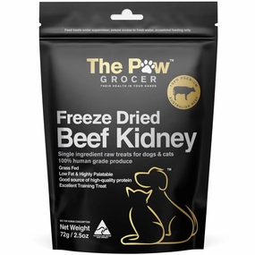 25% OFF: The Paw Grocer Beef Kidney Freeze-Dried Treats For Cats & Dogs 72g dog chew toys dog dental chews durable chew toys puppy chew toy bone chew