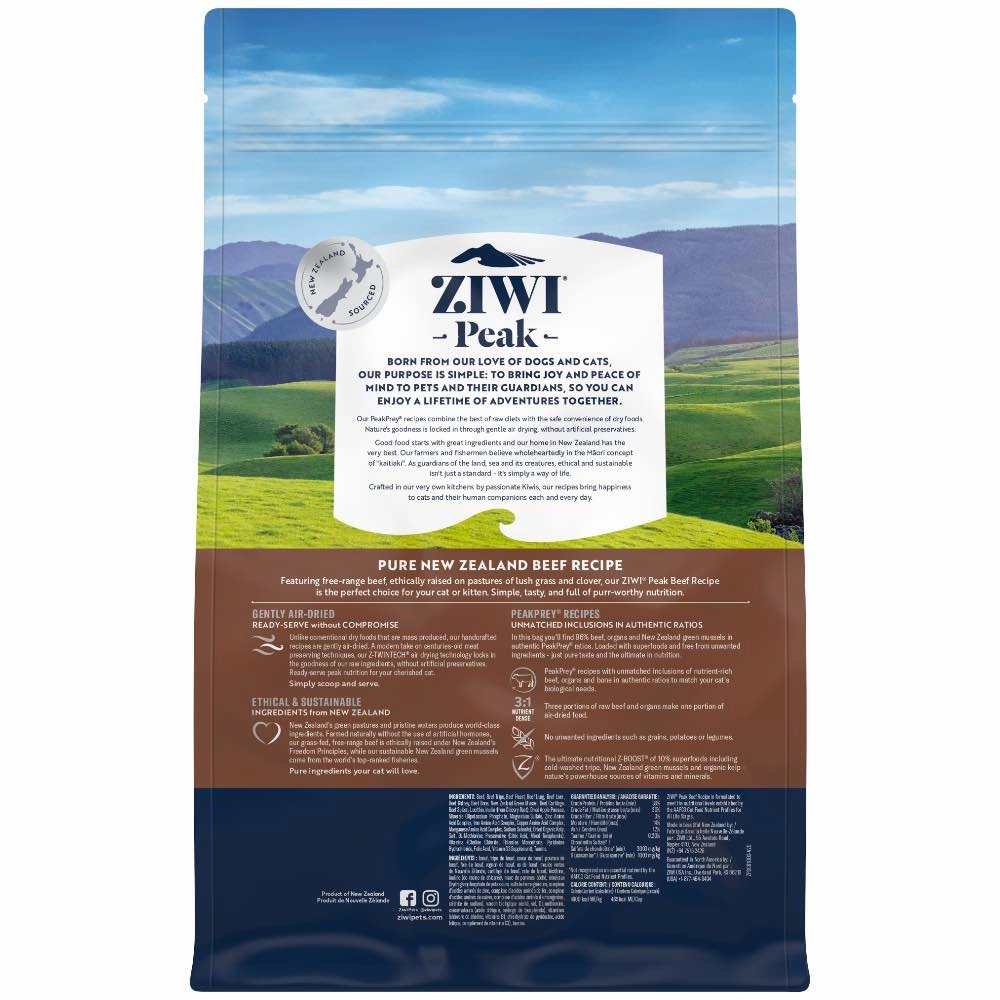 25% OFF: Ziwi Peak Air-Dried Beef Cat Food