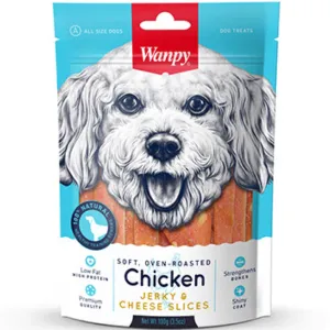 3 FOR $10.50: Wanpy Oven-Roasted Chicken Jerky & Cheese Slices Dog Treats 100g fly trap horse fly spray poultry fly control fly repellent farm fly solution