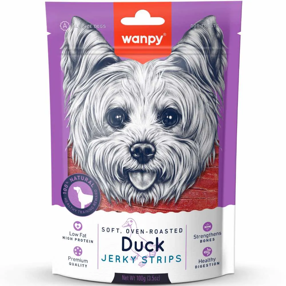 3 FOR $10.50: Wanpy Soft Oven Roasted Duck Jerky Strips Dog Treats 100g fly trap horse fly spray poultry fly control fly repellent farm fly solution