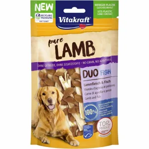 $3 OFF (Exp 14May25): Vitakraft Pure Lamb Duo Fish Grain-Free Dog Treats 80g dog supplies dog food toys accessories dog bed