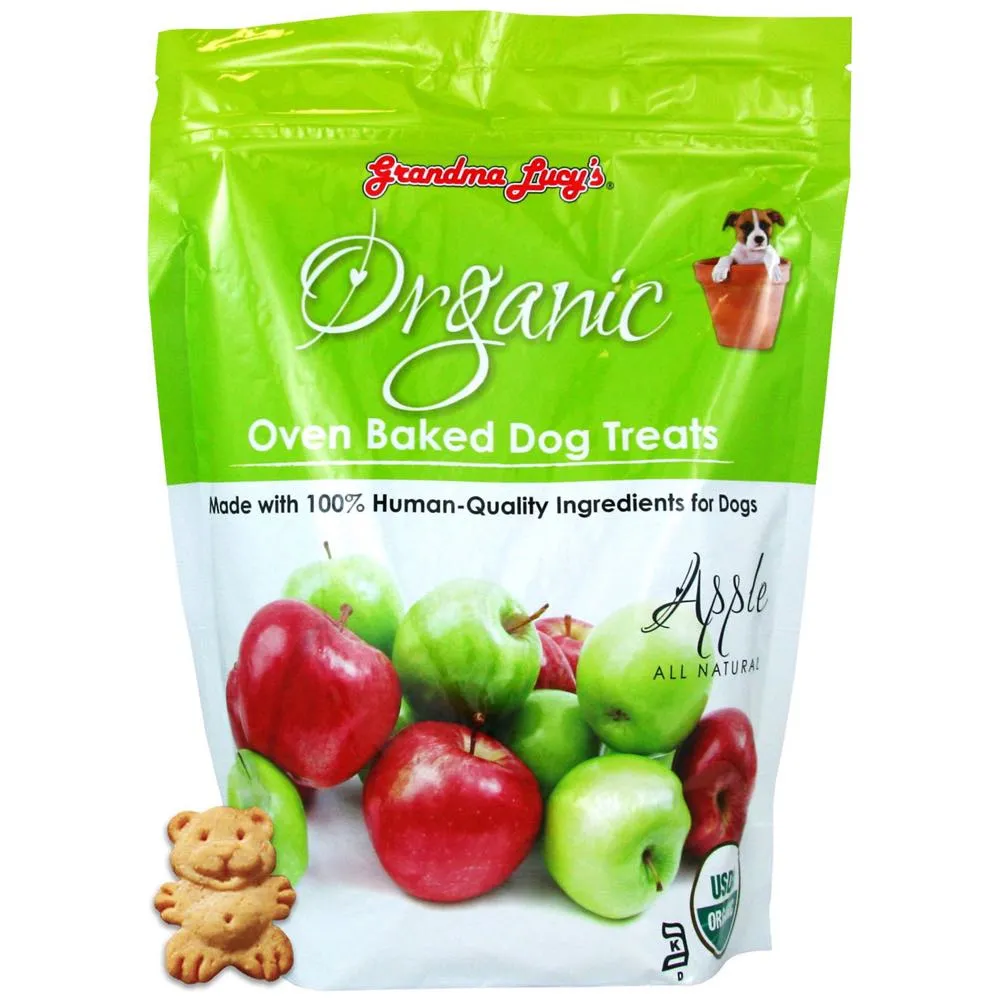 $3 OFF (Exp Nov25):  Grandma Lucy's Organic Apple Oven Baked Dog Treats 14oz dog grooming shampoo collar crate feeding supplies