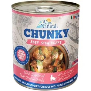 30% OFF: Alps Natural Chunky Beef Stew Recipe Canned Dog Food 720g canned dog food wet dog food grain free dog food dog food with gravy beef dog food
