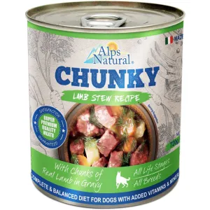 30% OFF: Alps Natural Chunky Lamb Stew Recipe Canned Dog Food 720g canned dog food wet dog food grain free dog food dog food with gravy beef dog food