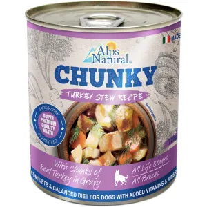 30% OFF: Alps Natural Chunky Turkey Stew Recipe Canned Dog Food 720g canned dog food wet dog food grain free dog food dog food with gravy beef dog food