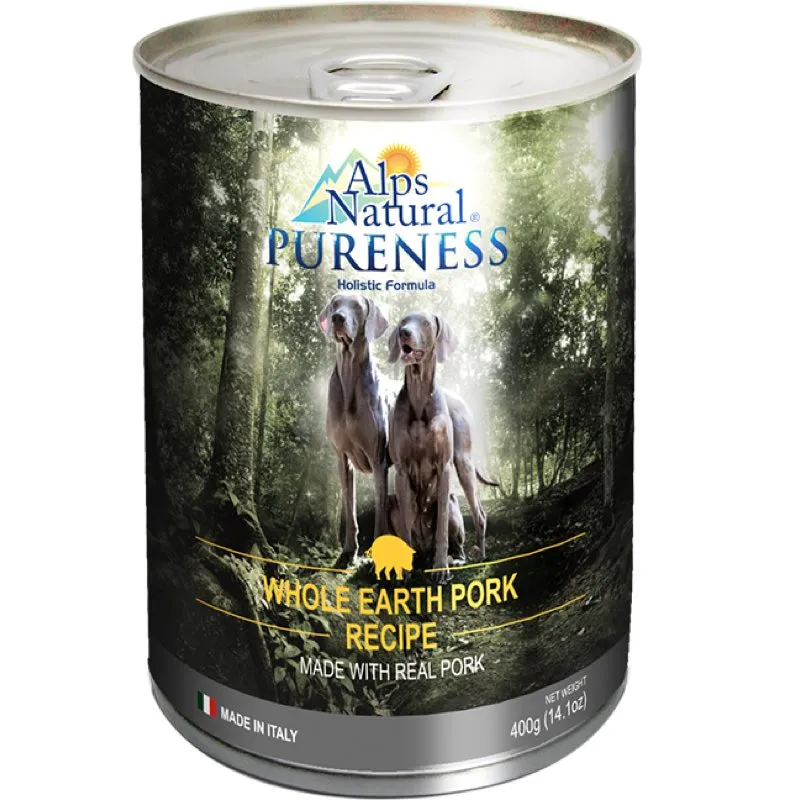 30% OFF: Alps Natural Pureness Pork Canned Dog Food 400g canned dog food wet dog food grain free dog food dog food with gravy beef dog food