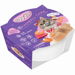 31% OFF: Moochie Hairball Care Pate With Prawn Grain-Free Adult Wet Cat Food 85g x 12 cat snacks catnip treats healthy cat food cat reward treats low calorie cat food