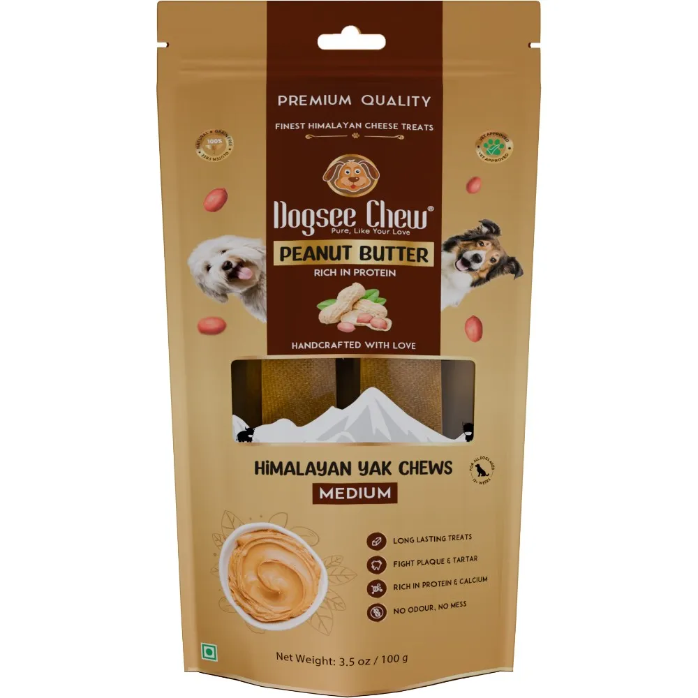 33% OFF: Dogsee Himalayan Yak Chew Dog Treats 100g