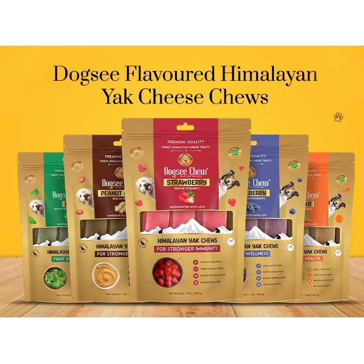 33% OFF: Dogsee Himalayan Yak Chew Dog Treats 100g