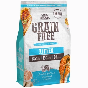 33% OFF: Absolute Holistic Kitten Chicken & Salmon Grain-Free Dry Cat Food kitten food wet kitten food kitten milk kitten treats grain free kitten food