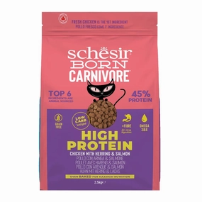 33% OFF: Schesir Born Carnivore Chicken with Herring & Salmon Oven Baked Dry Cat Food dry cat food cat treats grain free cat food kitten treats cat dental treats