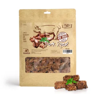 35% OFF: Absolute Bites Air Dried Pork Roast Dog Treats 250g no pull dog harness nylon dog leash dog walking set dog vest harness pet lead