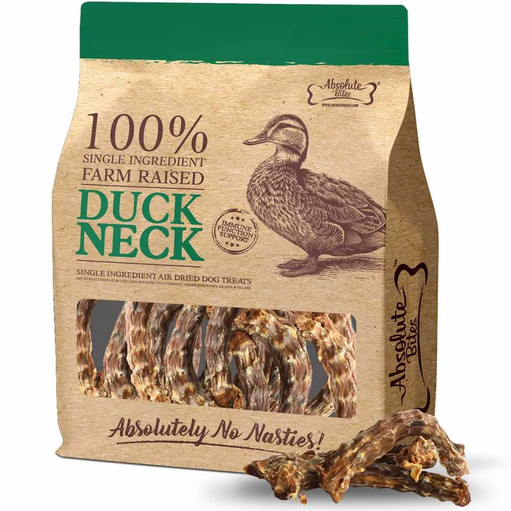 35% OFF: Absolute Bites Duck Necks Dog Chews 350g no pull dog harness nylon dog leash dog walking set dog vest harness pet lead